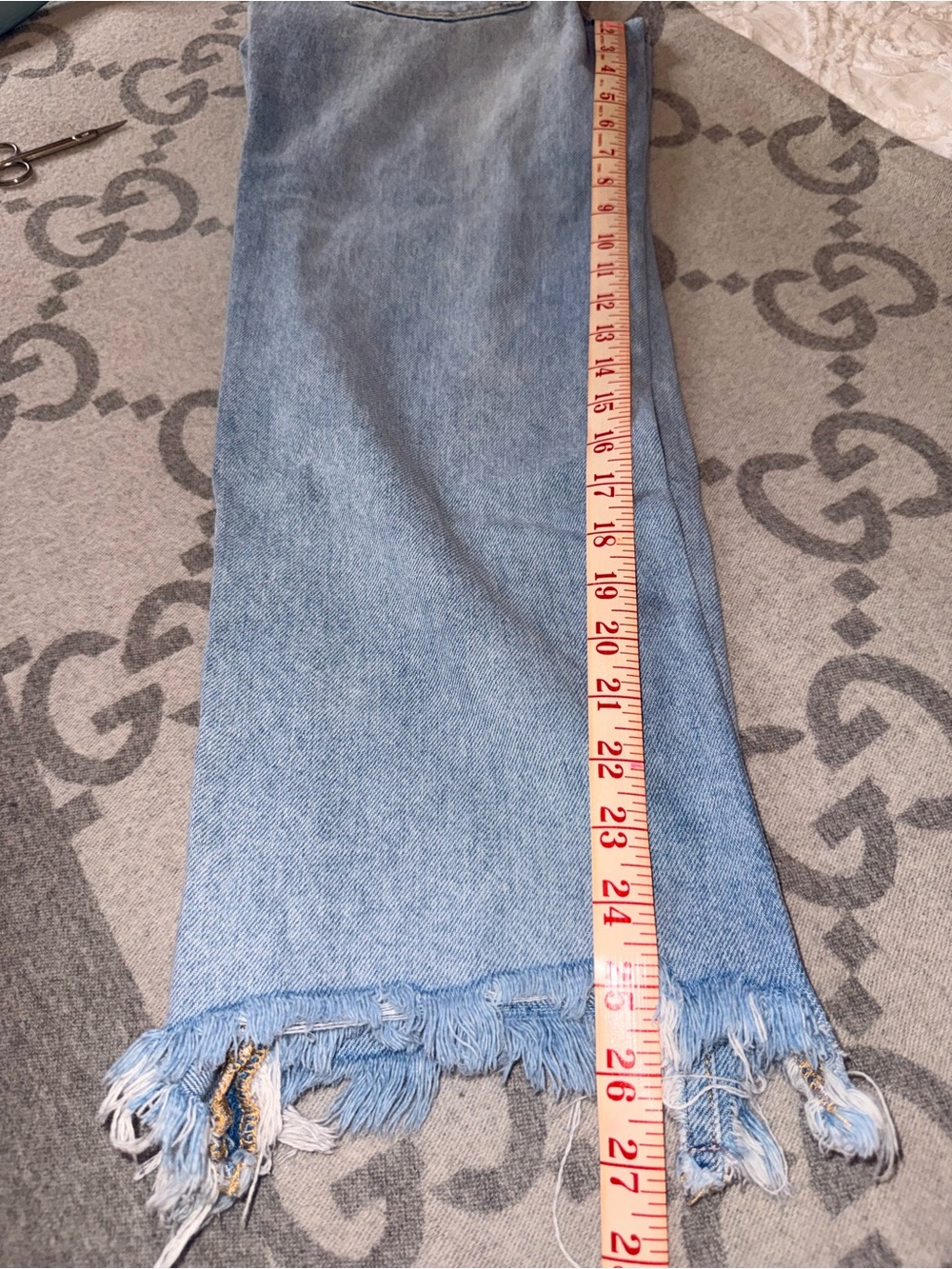 Free People We the Free Light Blue Straight-Leg Jeans - Picture 11 of 11